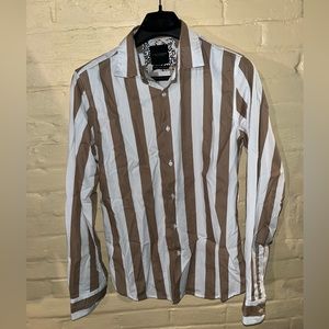 Striped Dress Shirt Button Down